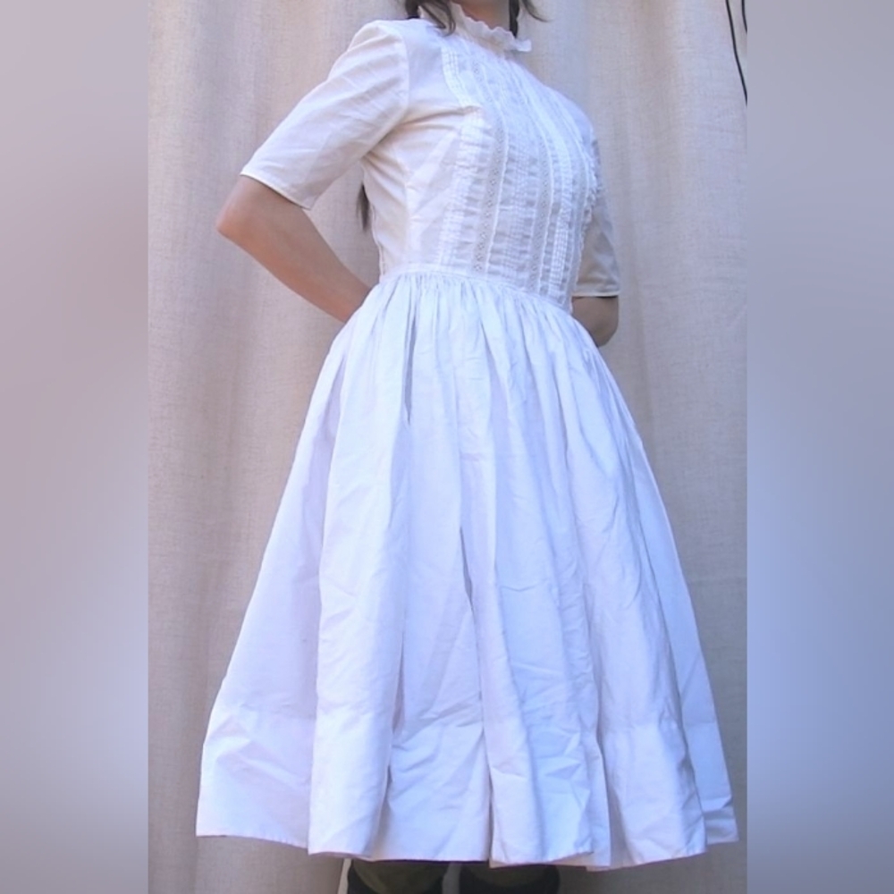 Jax White Midi Dress
